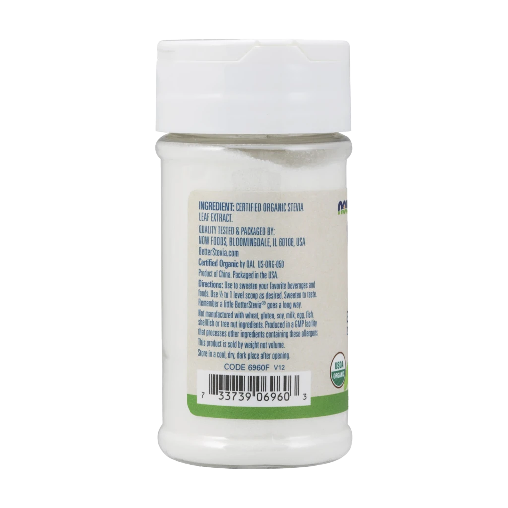 NOW Foods - Better Stevia Extract Powder - 28g - Image 3