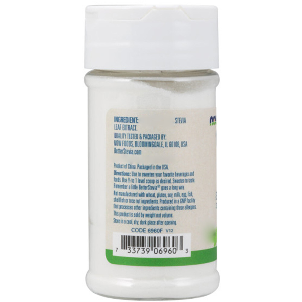 NOW Foods - Better Stevia Extract Powder - 28g - Image 9
