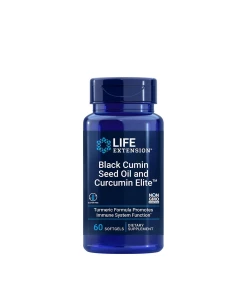 Black Cumin Seed Oil and Curcumin Elite Turmeric Extract - 60 softgels