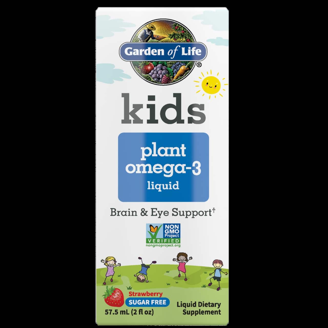 Garden Of Life - Children's Plant-Based Omega-3, Liquid, Strawberry Flavor - 57.5 Ml