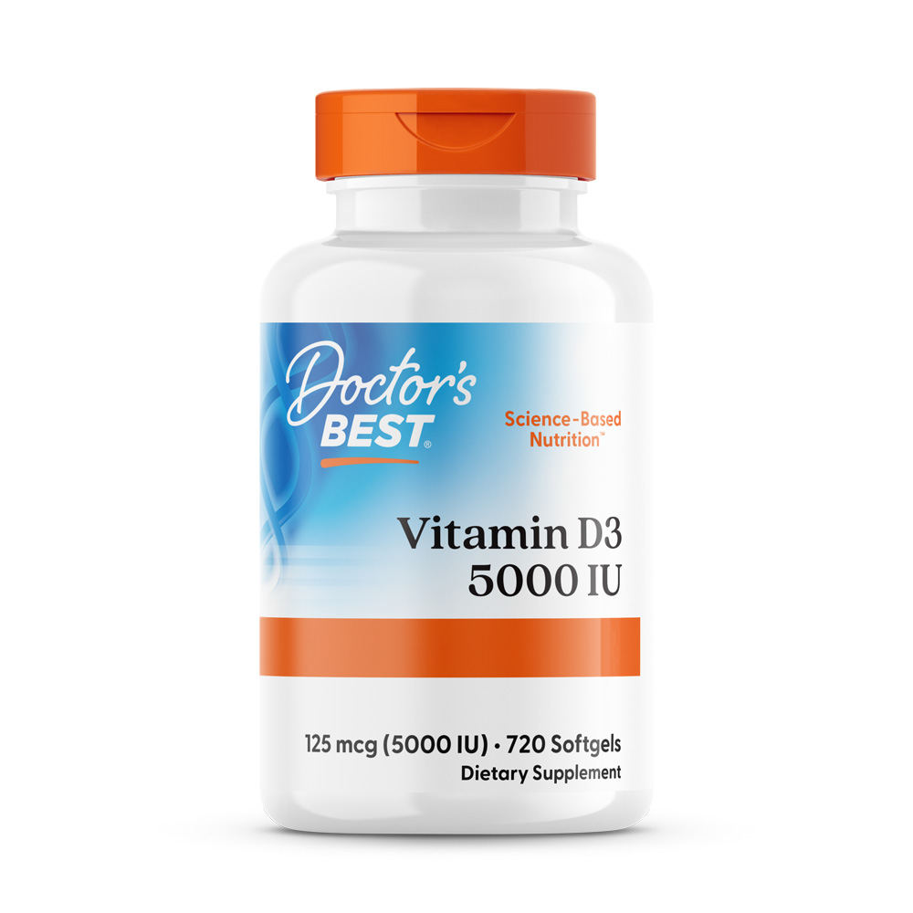 Doctor's Best - Vitamin D3, 5000 IU - 720 Softgels - Image 4