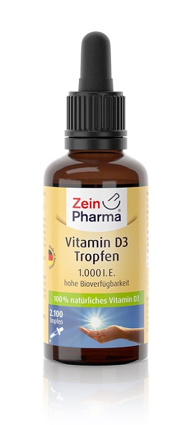 Zein Pharma - Vitamin D3 Drops, 1000 IU - 50 ml - Image 3