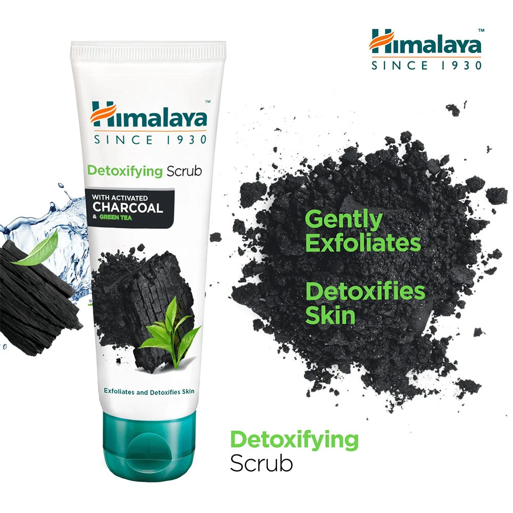 Himalaya - Detoxifying Scrub with Activated Charcoal and Green Tea - 75 ml - Image 3