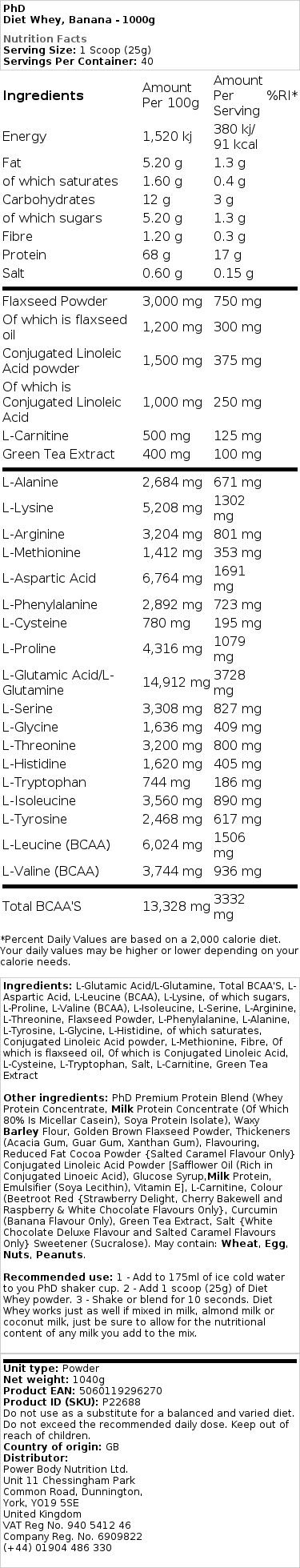 Kirsebær Bakewell - 1000g