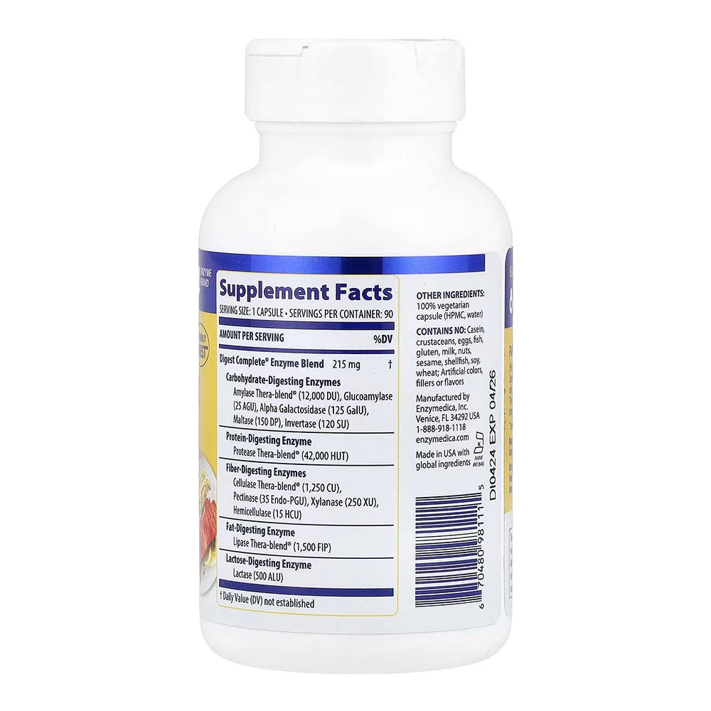 Enzymedica - Digest Gold - 90 Capsules - Image 2