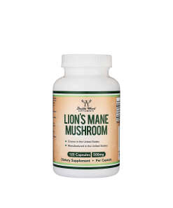 Double Wood Supplements Lion's Mane Mushroom  (120 Capsules)
