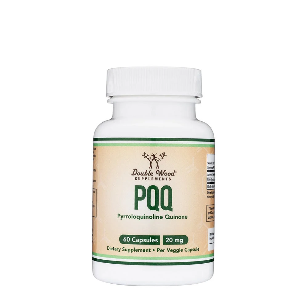 Double Wood Supplements PQQ (Pyrroloquinoline quinone) (60 Capsules)