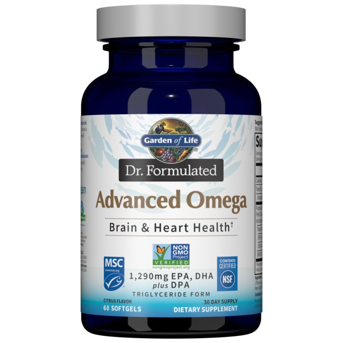 Garden Of Life - Dr. Formulated Advanced Omega, Citrus - 60 Softgels