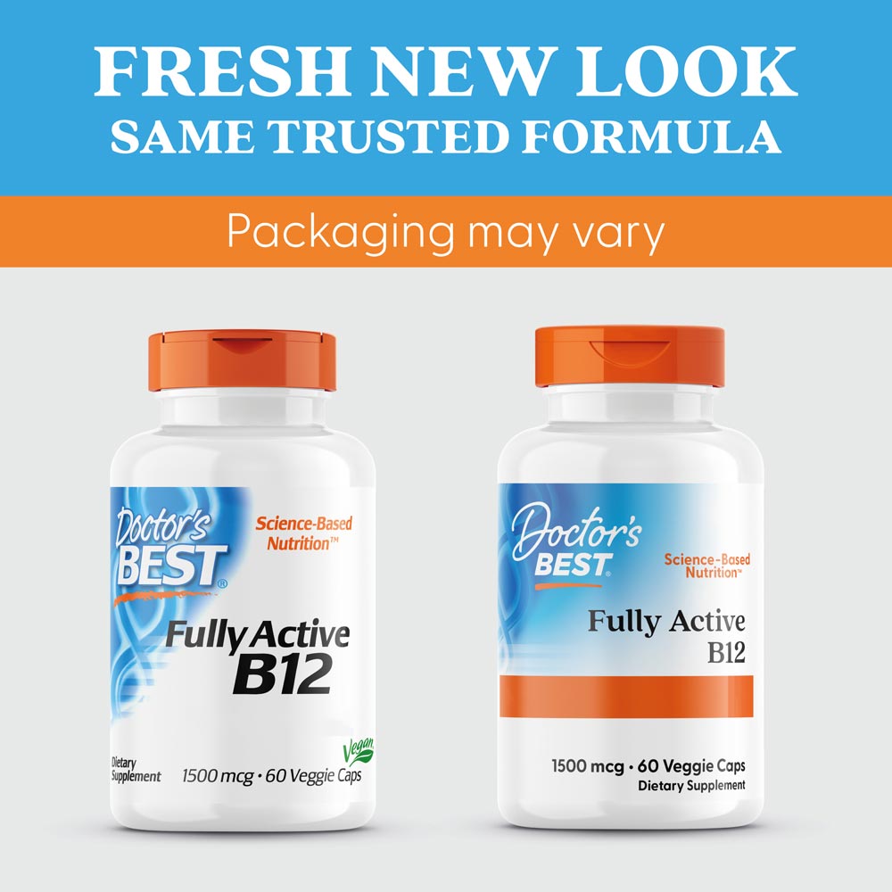 Doctor's Best - Fully Active B12 1500 mcg - 60 Veggie Capsules - Image 5