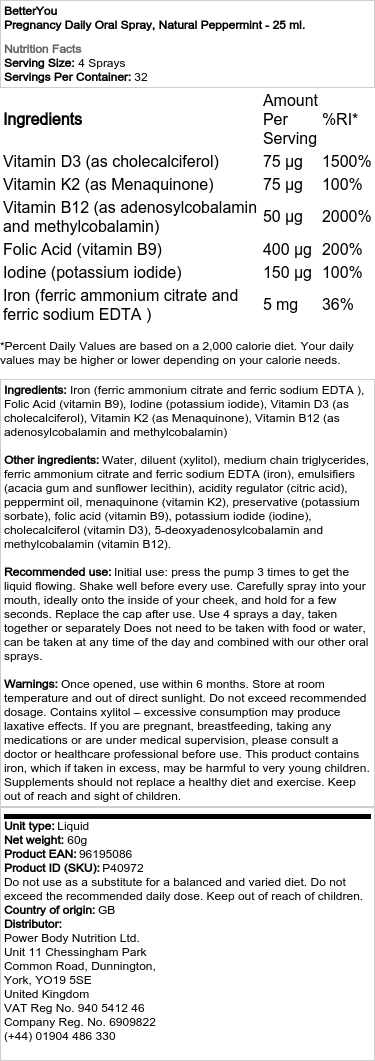 Naturlig Pebermynte - 25 ml