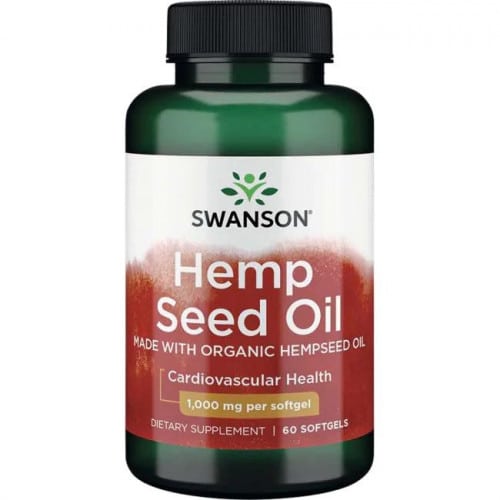 Hampfrøolie - 60 softgels