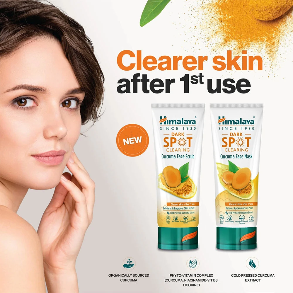 Himalaya - Dark Spot Clearing Turmeric Face Scrub - 75 ml - Image 3