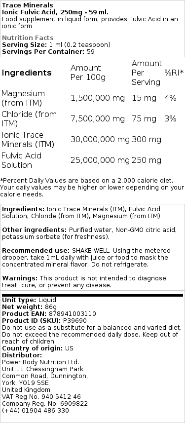 Trace Minerals - Ionic Plant Minerals - 503 ml - Image 3