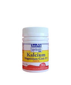 JutaVit Calcium-Magnesium-Zinc+D3 Forte (30 Tablets)