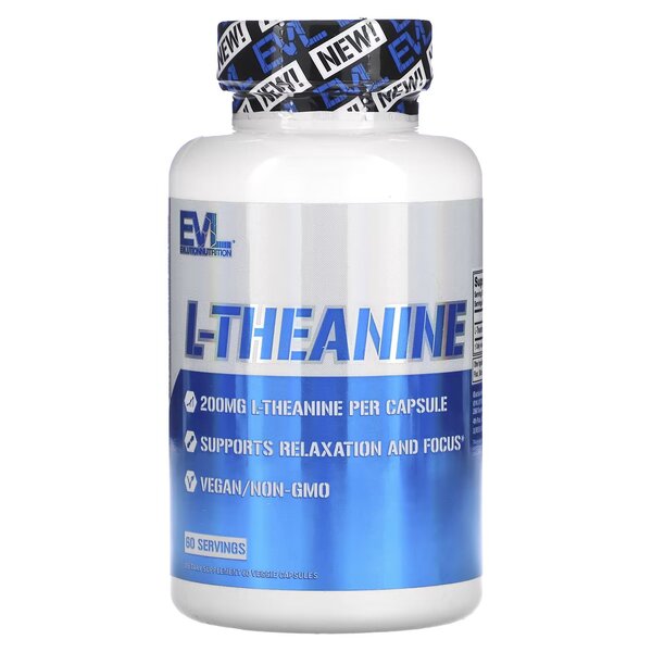 Evlution Nutrition - L-Theanine - 60 Vcaps