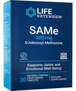 Life Extension - SAMe 200 mg (S-Adenosyl-Methionine) (30 Tablets)