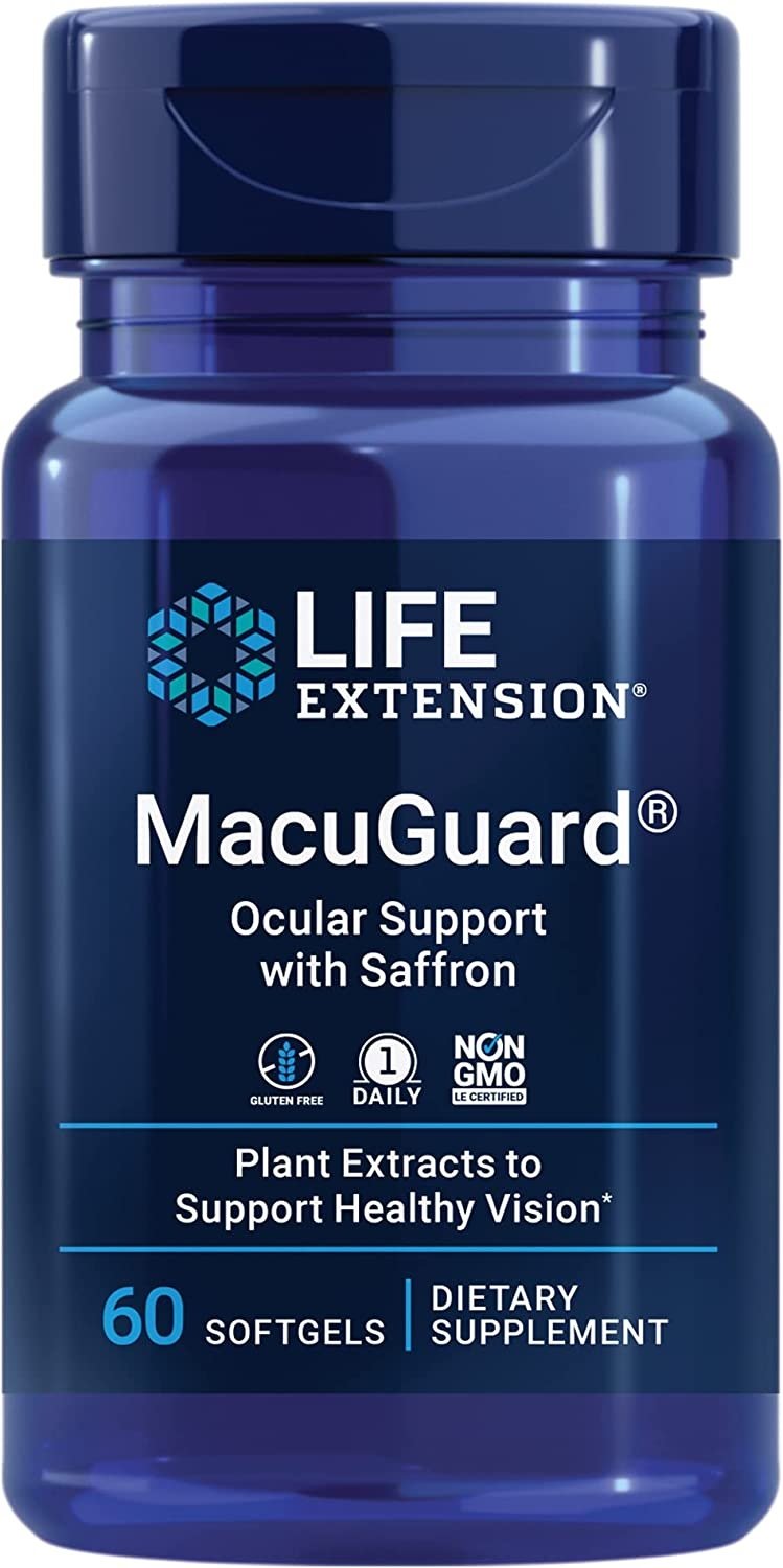 MacuGuard Ocular Support with Saffron - 60 softgels
