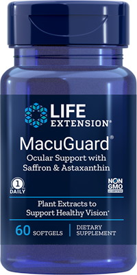 MacuGuard Ocular Support with Saffron & Astaxanthin - 60 softgels