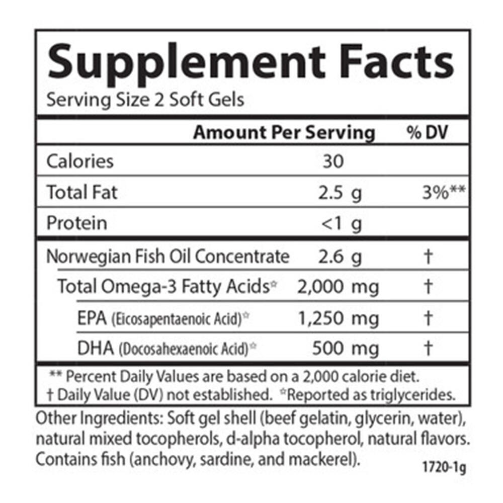 Carlson Labs - Maximum Omega 2000 - 120 Softgels - Image 3