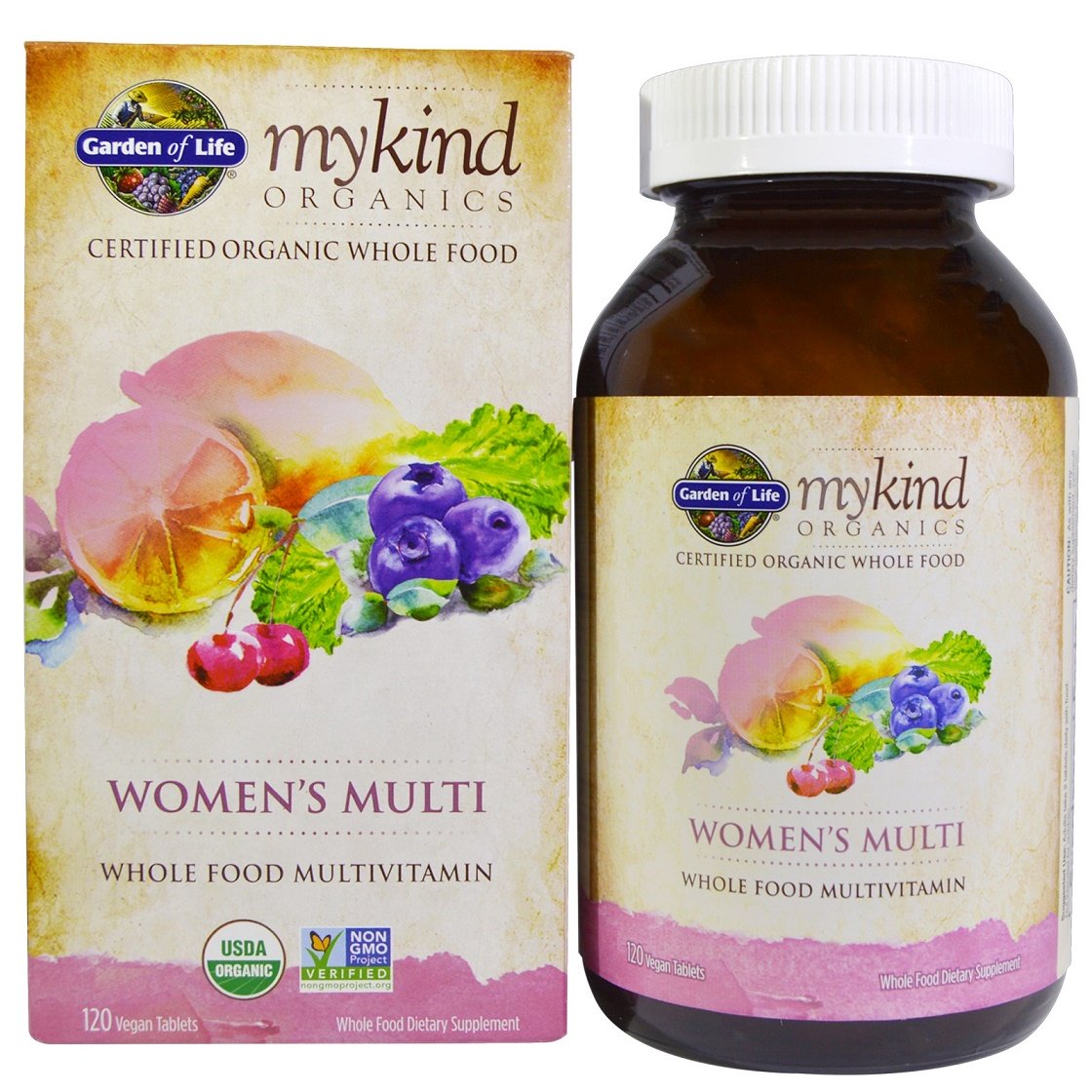 Mykind Organics Dame Multi - 120 veganske tabletter