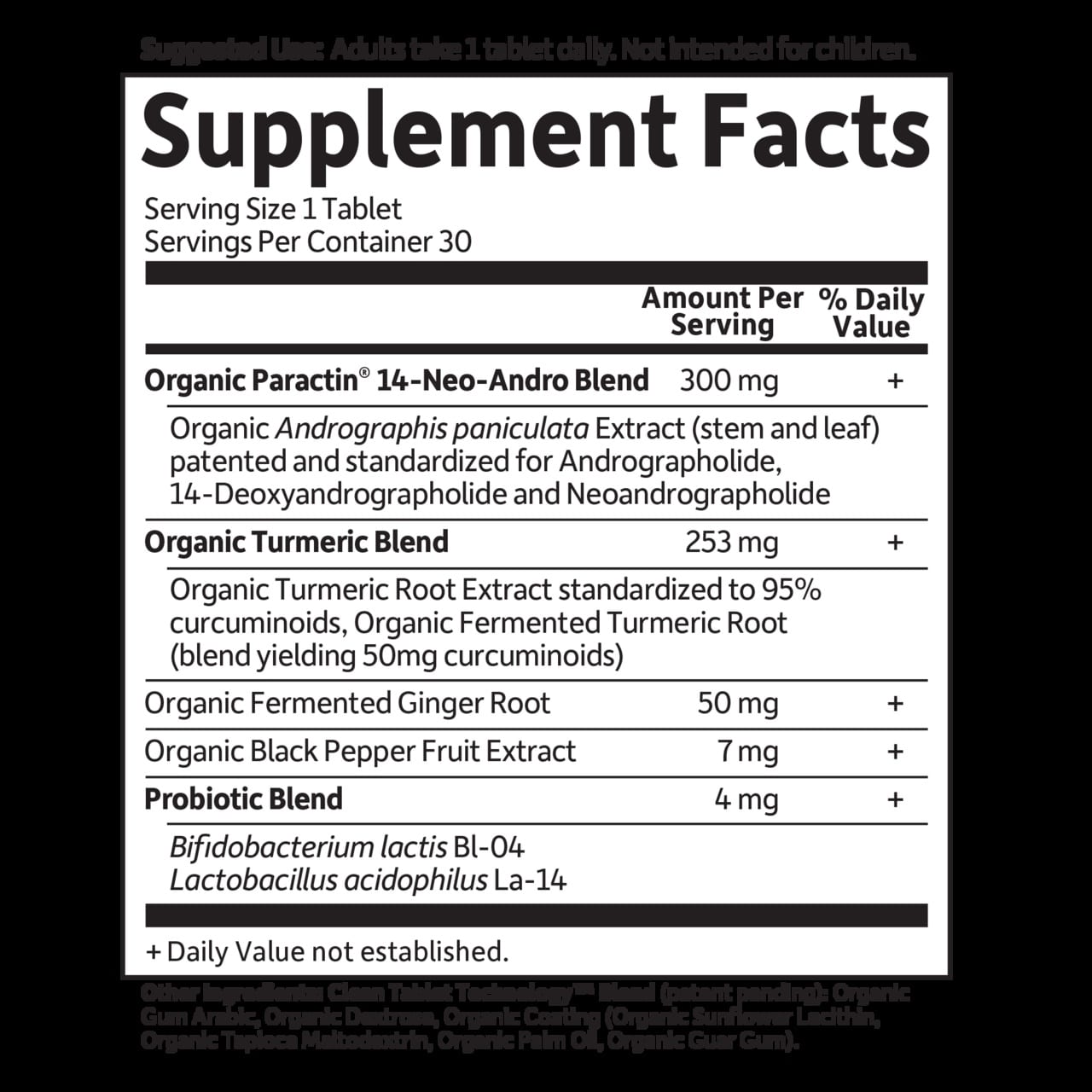 Garden of Life - Mykind Organics Turmeric Pain Relief - 30 Tablets - Image 2