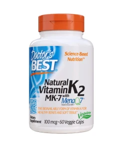 Natural Vitamin K2 MK7 with MenaQ7