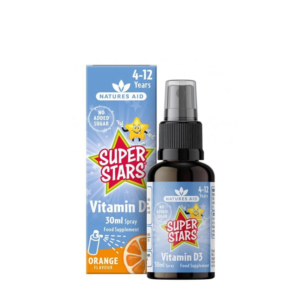 Natures Aid Super Stars Vitamin D3 Spray (30 ml