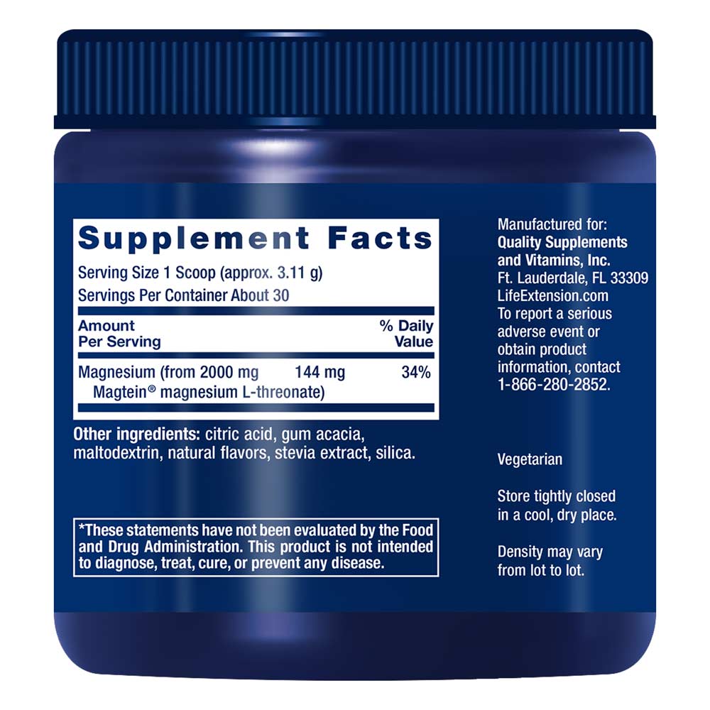Life Extension - Neuro-Mag Magnesium L-Threonate, Tropical Punch - 93g - Image 5