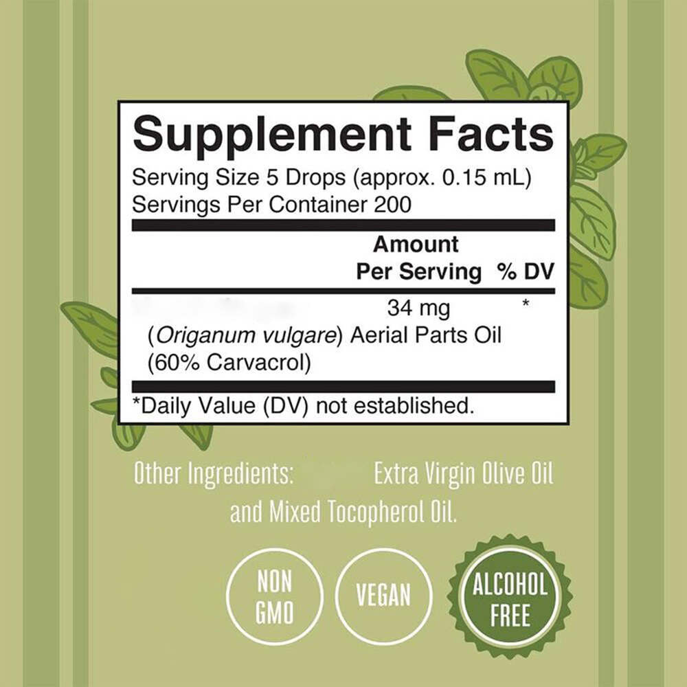 MaryRuth Organics - Organic Oregano Oil Liquid Drops - 30 ml - Image 4
