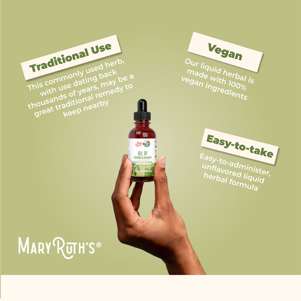 MaryRuth Organics - Organic Oregano Oil Liquid Drops - 30 ml - Image 6