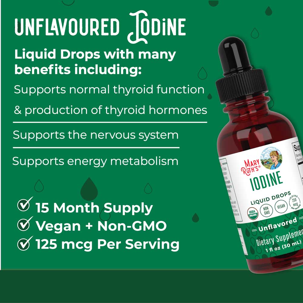 MaryRuth Organics - Organic Liquid Iodine Drops - 30 ml - Image 6