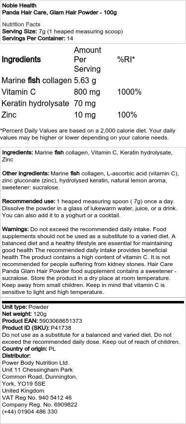 Glam Hair Powder - 100g