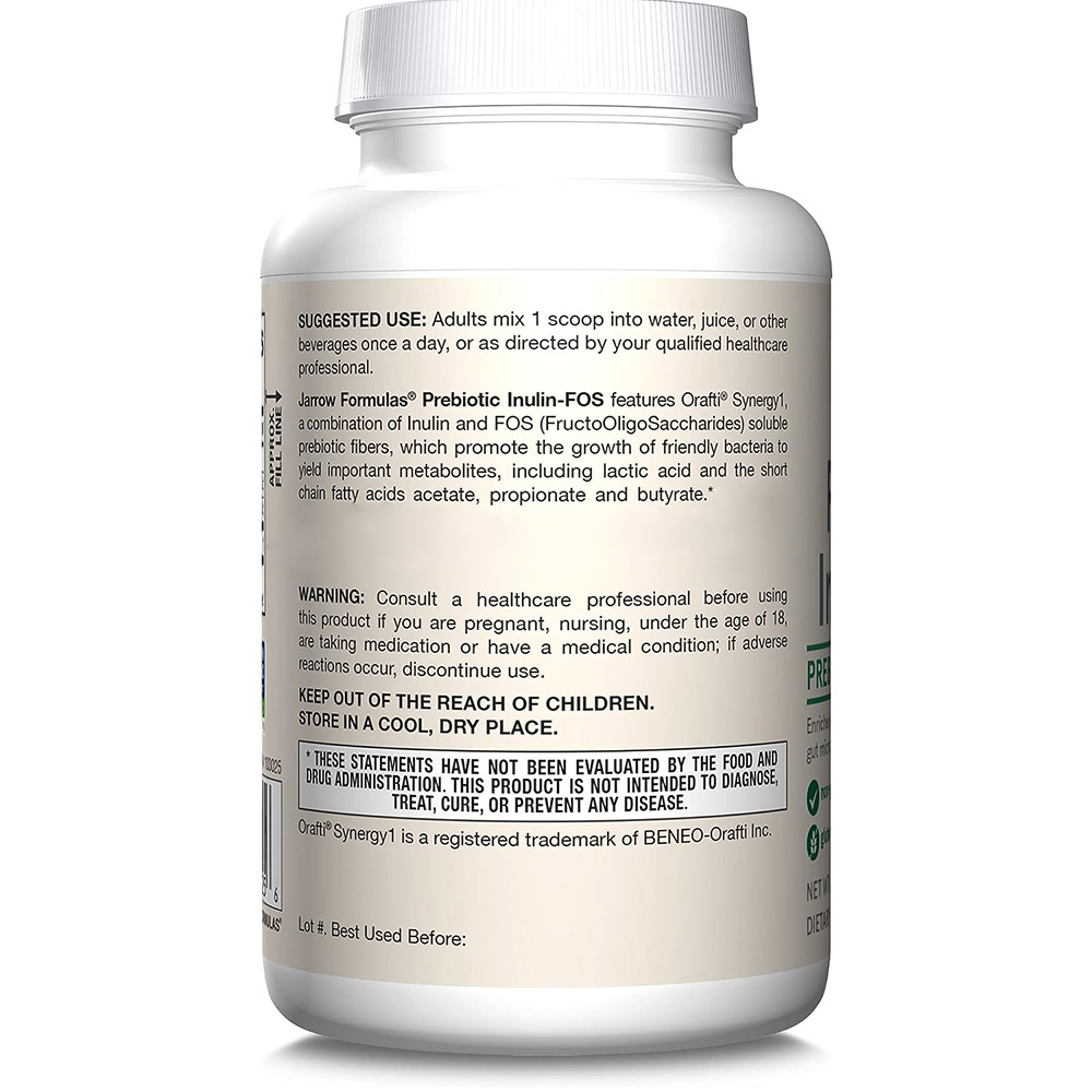 Jarrow Formulas - Prebiotic Inulin FOS - 180g - Image 5