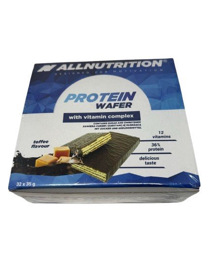 Allnutrition - Protein Wafer Bar, Toffee - 32 X 35G