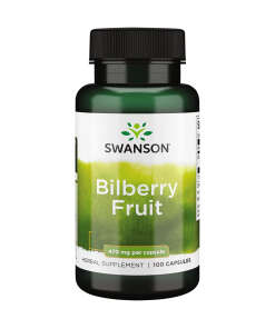 SWANSON Bilberry Fruit 470mg 100kaps