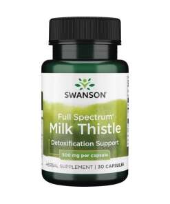 SWANSON FS Milk Thistle 500mg 30 kaps