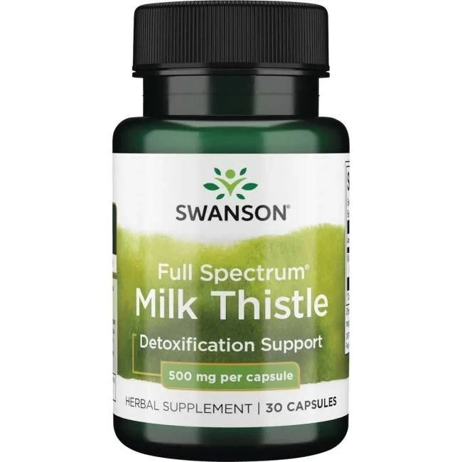 SWANSON FS Milk Thistle 500mg 30 kaps