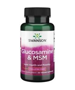 SWANSON Glucosamine + MSM 60kaps