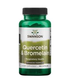 SWANSON Kwercetyna i Bromelina 100 kaps