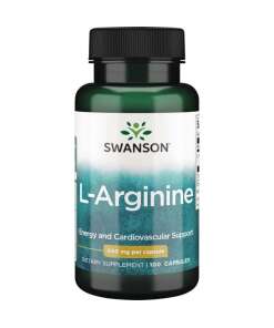 SWANSON L-arginina 500mg 100kaps