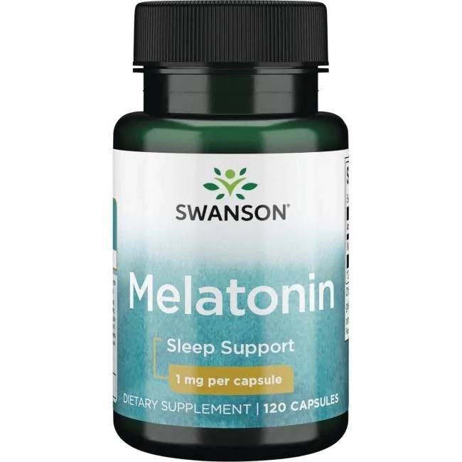 SWANSON Melatonina 1mg 120 kaps