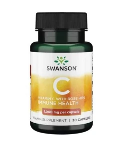 SWANSON Witamina C1000 + dzika ró¿a 30 kaps