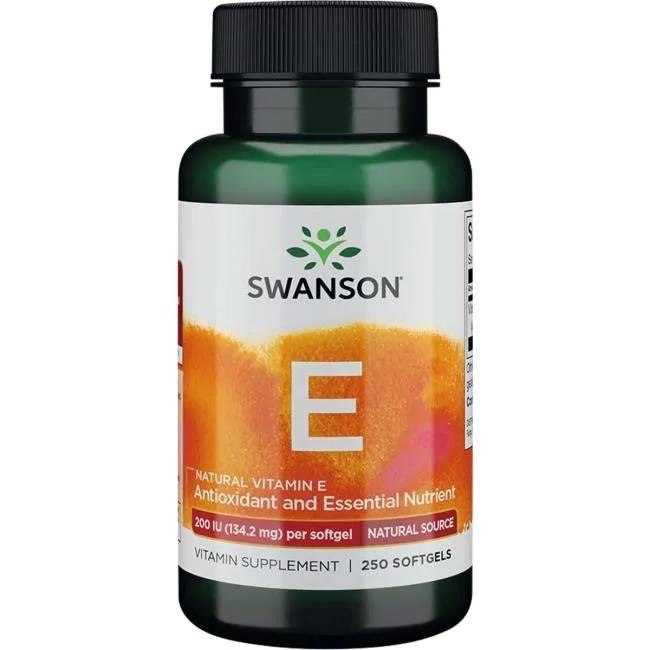 SWANSON Witamina E Naturalna 200IU 250kaps