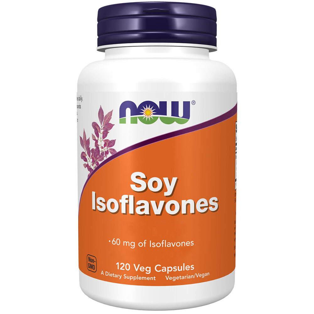 NOW Foods - Soy Isoflavones - 120 Vcaps - Image 2