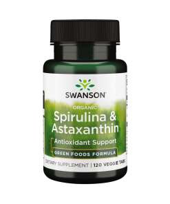 Spirulina & Astaxanthin - 120 veggie tablets