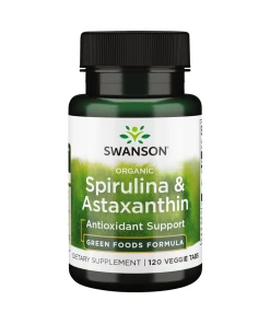 Spirulina & Astaxanthin - 120 veggie tablets