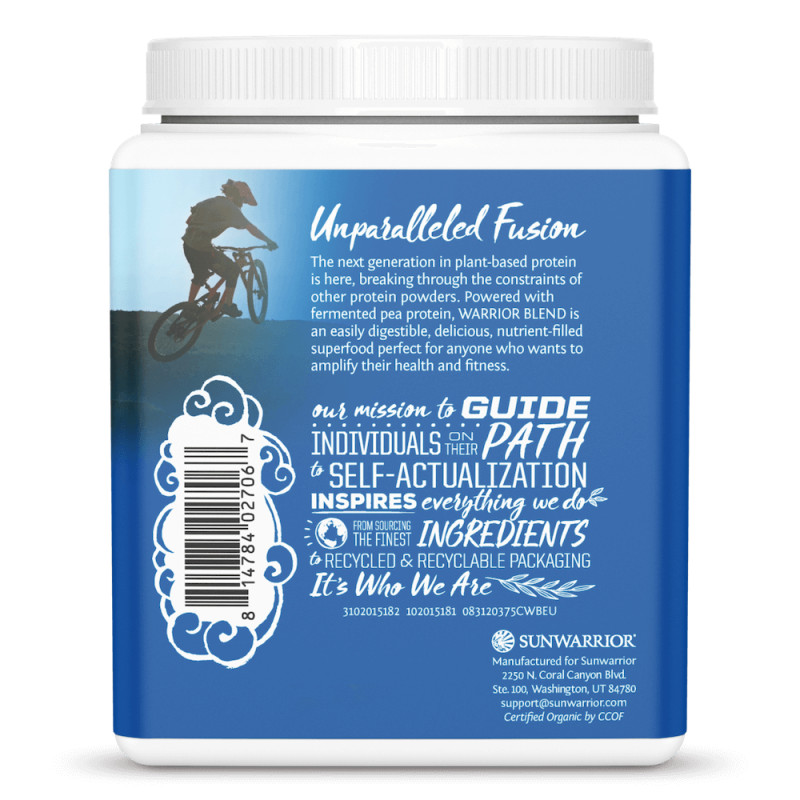 Sunwarrior - Organic Chocolate Protein Blend - 375g - Image 2