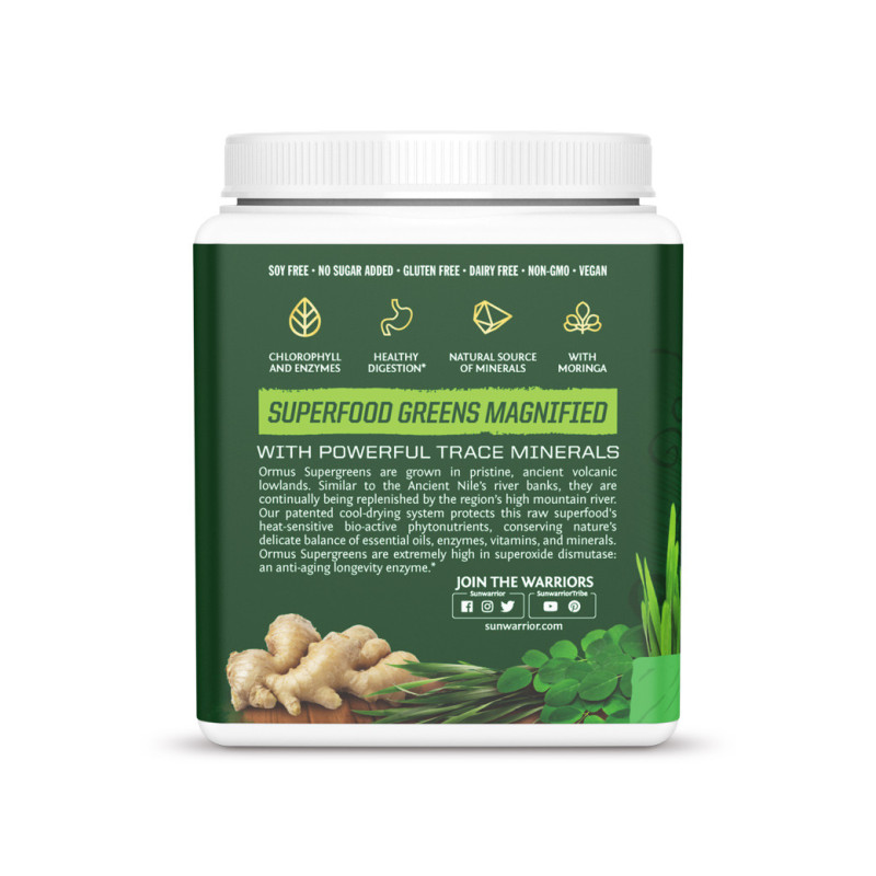 Sunwarrior - Ormus SuperGreens Organic Natural Powder - 450 g - Image 3