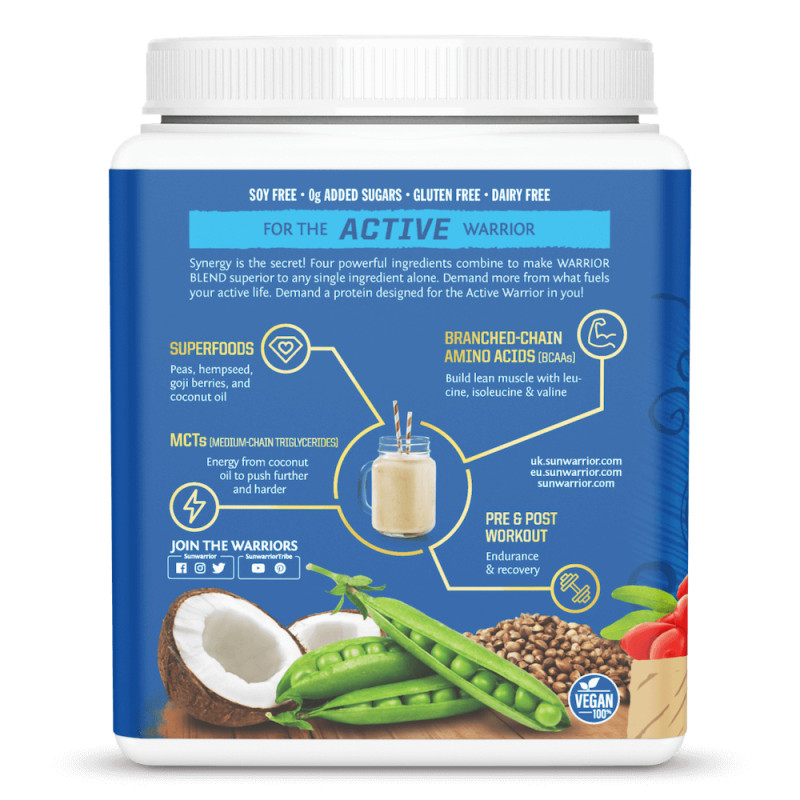 Sunwarrior - Organic Mocha Protein Blend - 375g - Image 4