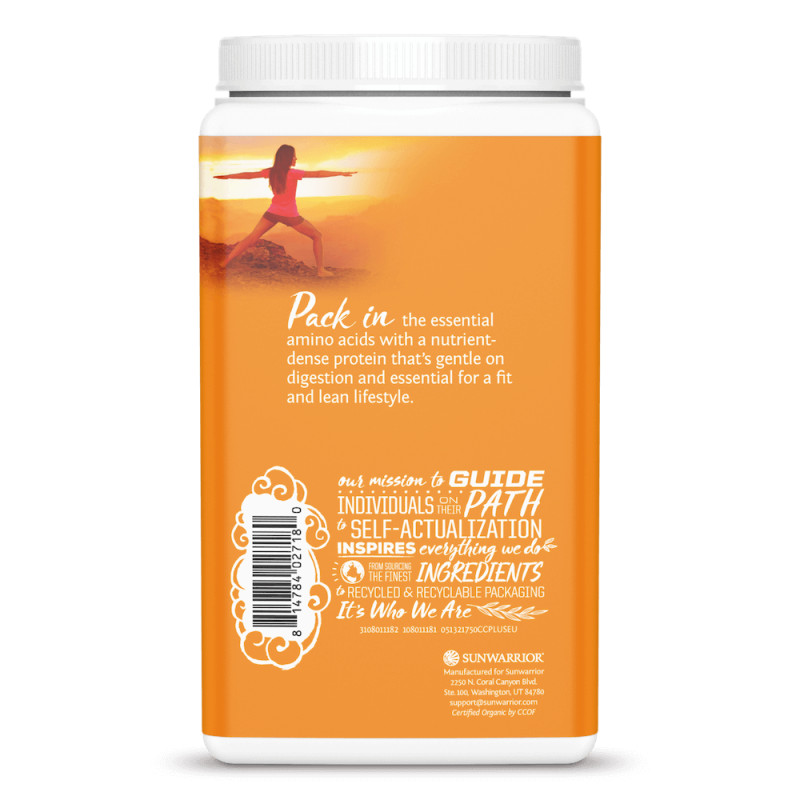 Sunwarrior - Organic Plus Protein Chocolate Powder - 750 g - Image 4